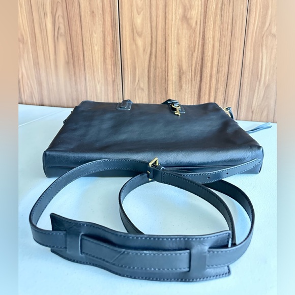 NWOT. Fossil Bridgitte Leather Laptop Bag - Picture 5 of 13